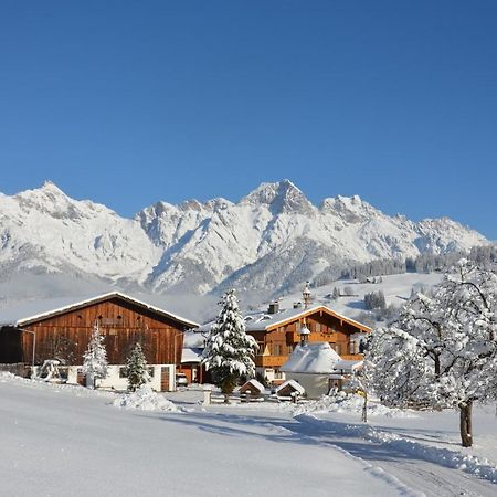 Biohof Ebengut Aparthotel Maria Alm am Steinernen Meer Exterior foto