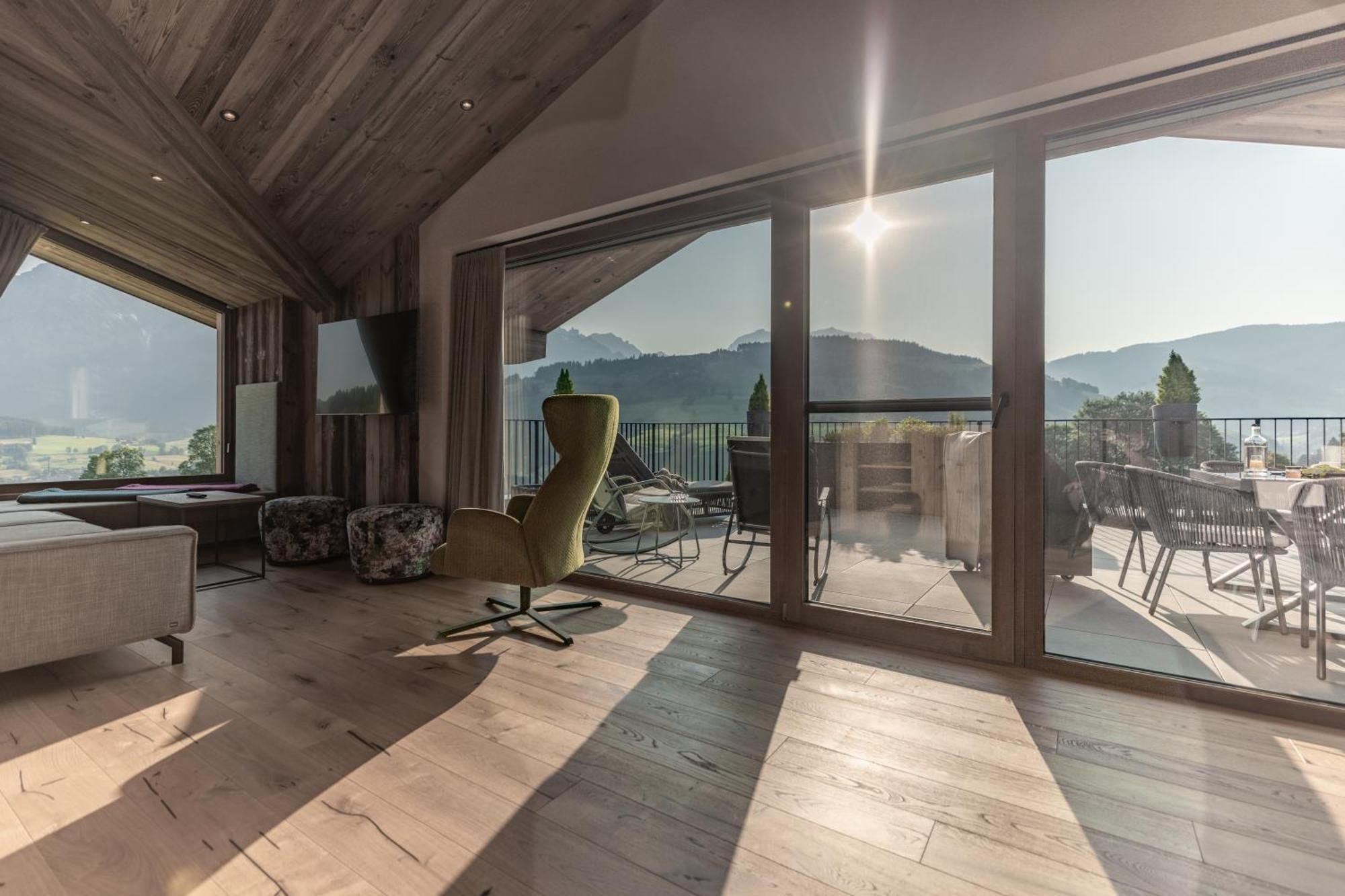 Biohof Ebengut Aparthotel Maria Alm am Steinernen Meer Exterior foto