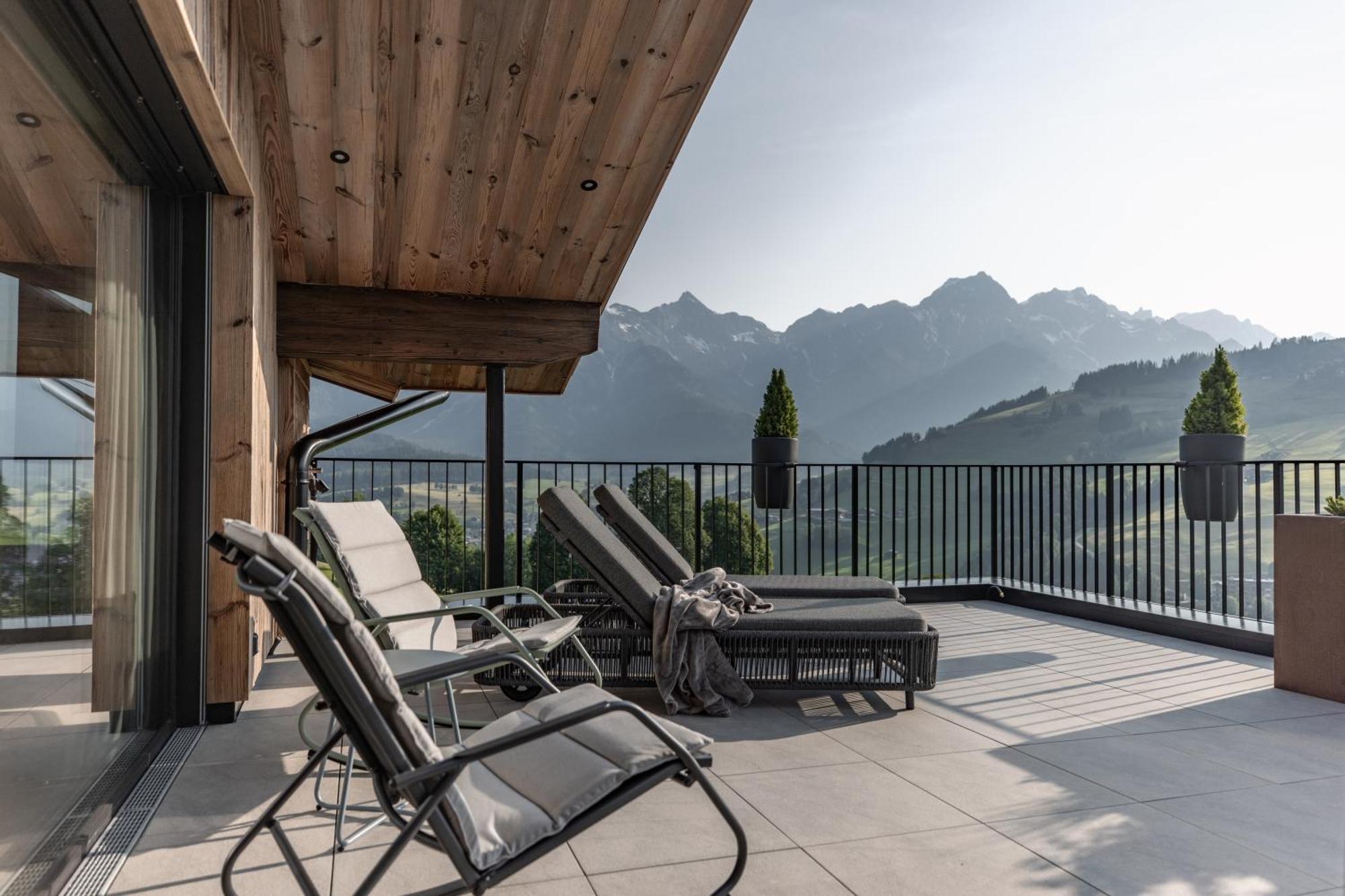 Biohof Ebengut Aparthotel Maria Alm am Steinernen Meer Exterior foto