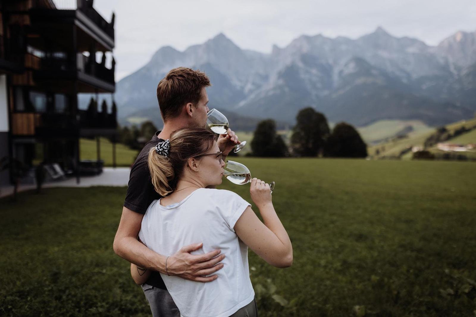Biohof Ebengut Aparthotel Maria Alm am Steinernen Meer Exterior foto